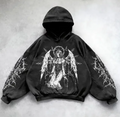 Hooded Printed Streetwear Sweatshirt