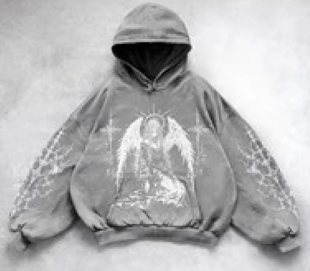 Hooded Printed Streetwear Sweatshirt