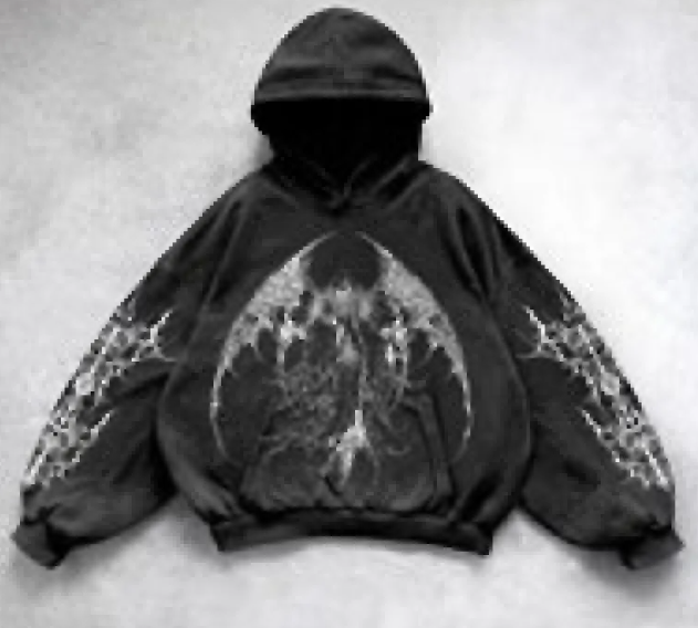 Hooded Printed Streetwear Sweatshirt