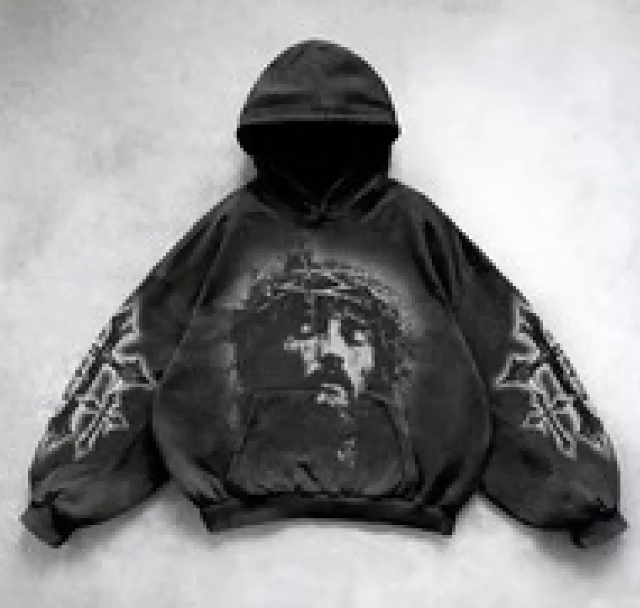 Hooded Printed Streetwear Sweatshirt