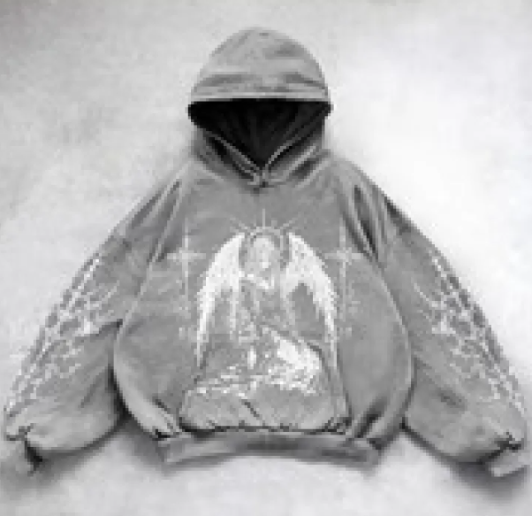 Hooded Printed Streetwear Sweatshirt